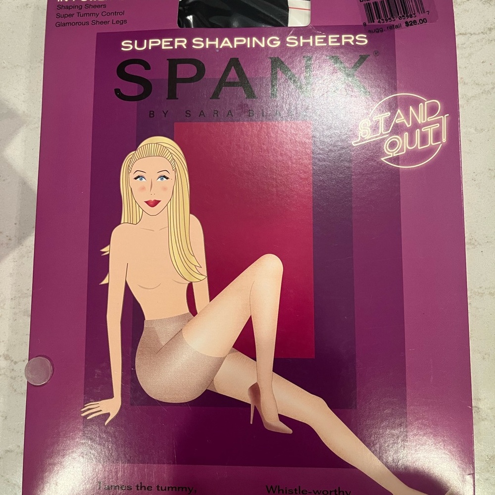 NWT SPANX Black Shaping Sheers